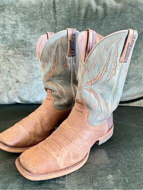 Ariat Arena Rebound Western Boot MAN IN DUSTED WHEAT SZ 10EE